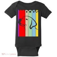 I Love Dogs Cute Dog Lovers Baby Bodysuit thumb 0