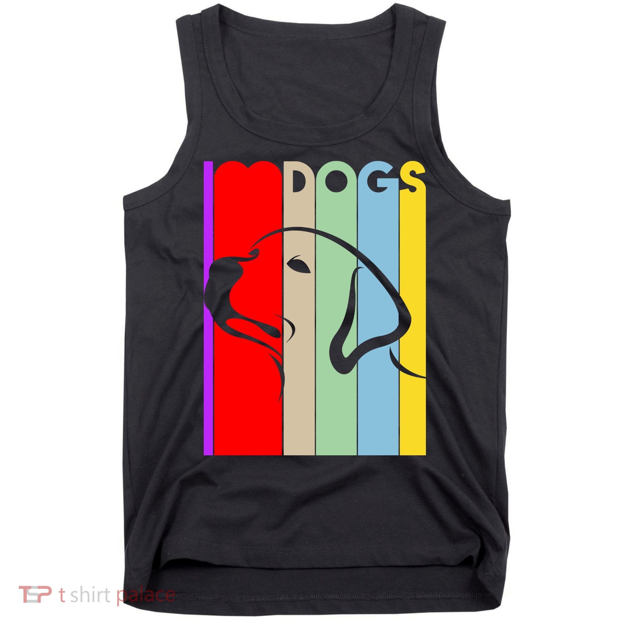 I Love Dogs Cute Dog Lovers Tank Top