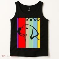 I Love Dogs Cute Dog Lovers Tank Top thumb 2