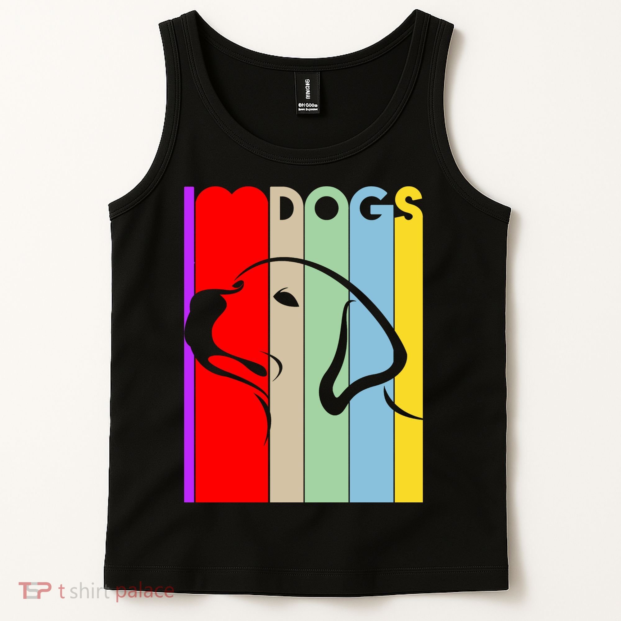 I Love Dogs Cute Dog Lovers Tank Top