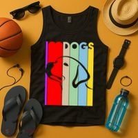 I Love Dogs Cute Dog Lovers Tank Top thumb 4