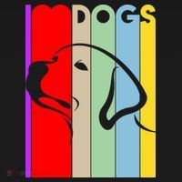 I Love Dogs Cute Dog Lovers Visor thumb 3