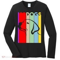 I Love Dogs Cute Dog Lovers Women's Long Sleeve Shirt thumb 0
