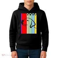 I Love Dogs Cute Dog Lovers Kids Hoodie thumb 4