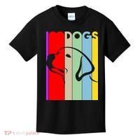 I Love Dogs Cute Dog Lovers Kids T-Shirt thumb 0