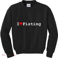 I Love Fisting Kids Sweatshirt thumb 0