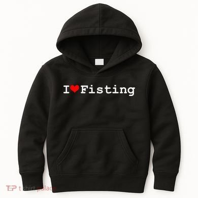 I Love Fisting Kids Hoodie