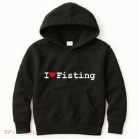 I Love Fisting Kids Hoodie thumb 0