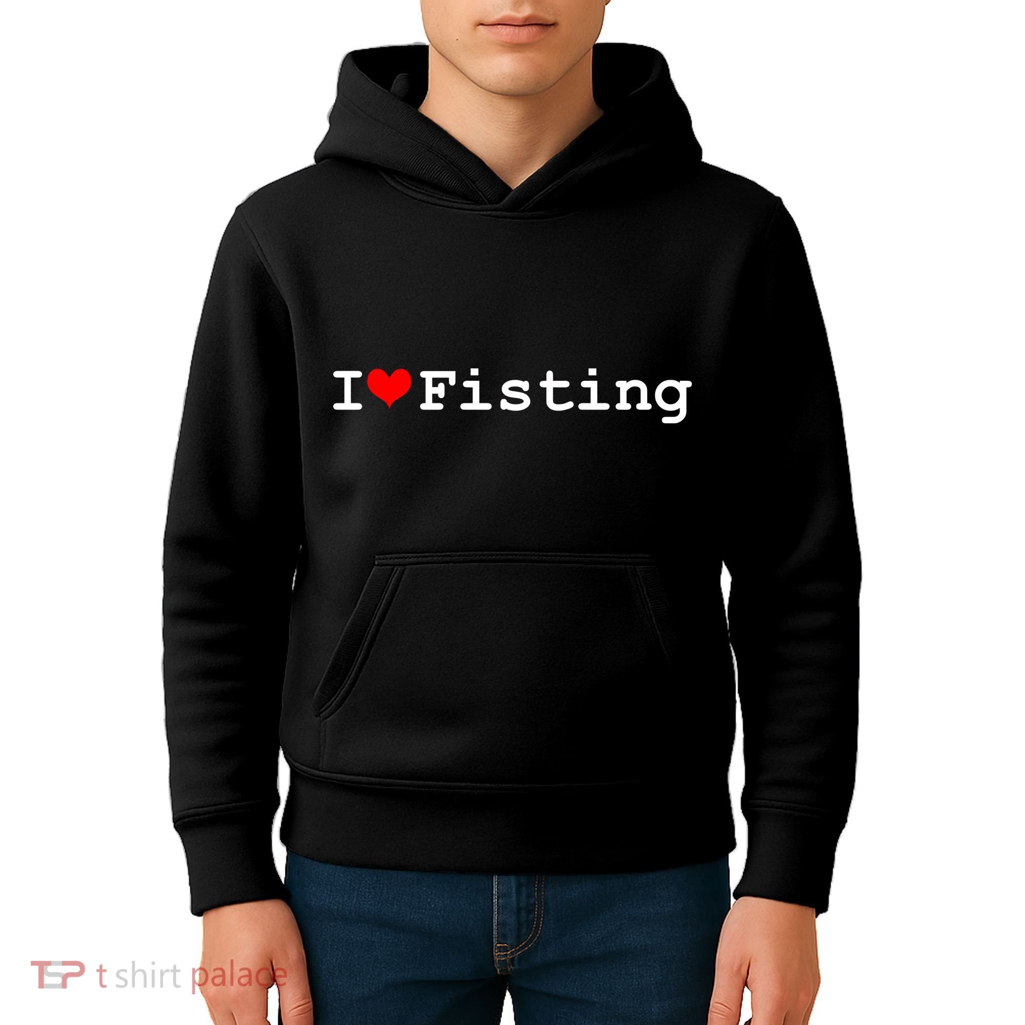 I Love Fisting Kids Hoodie