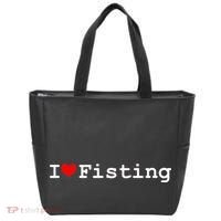 I Love Fisting Tote Bag thumb 0