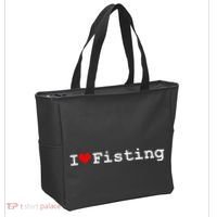 I Love Fisting Tote Bag thumb 2