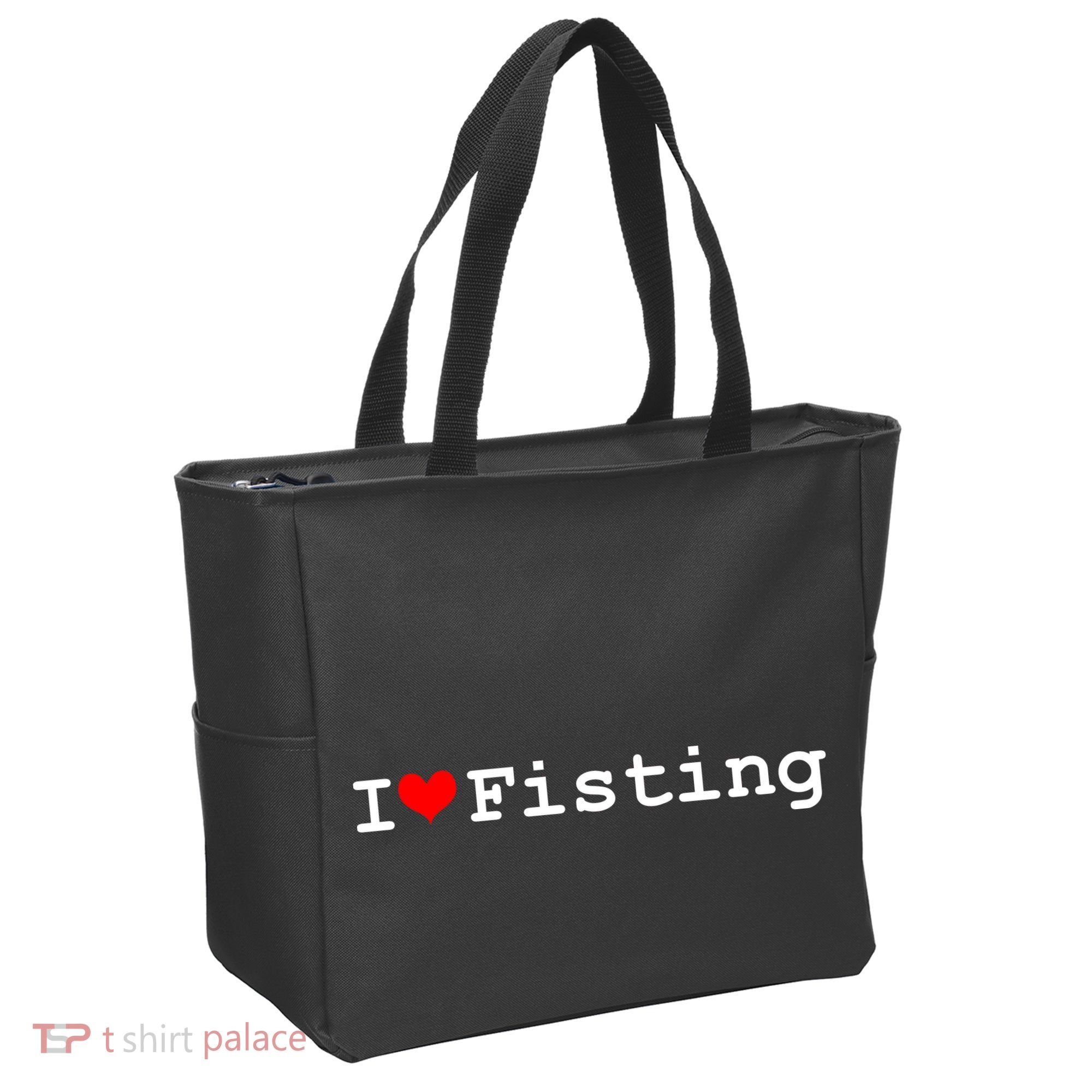 I Love Fisting Tote Bag