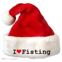I Love Fisting Santa Hat thumb 0