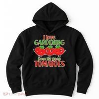 I Love Gardening From My Head Tomatoes Hoodie thumb 0