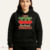 I Love Gardening From My Head Tomatoes Hoodie thumb 5