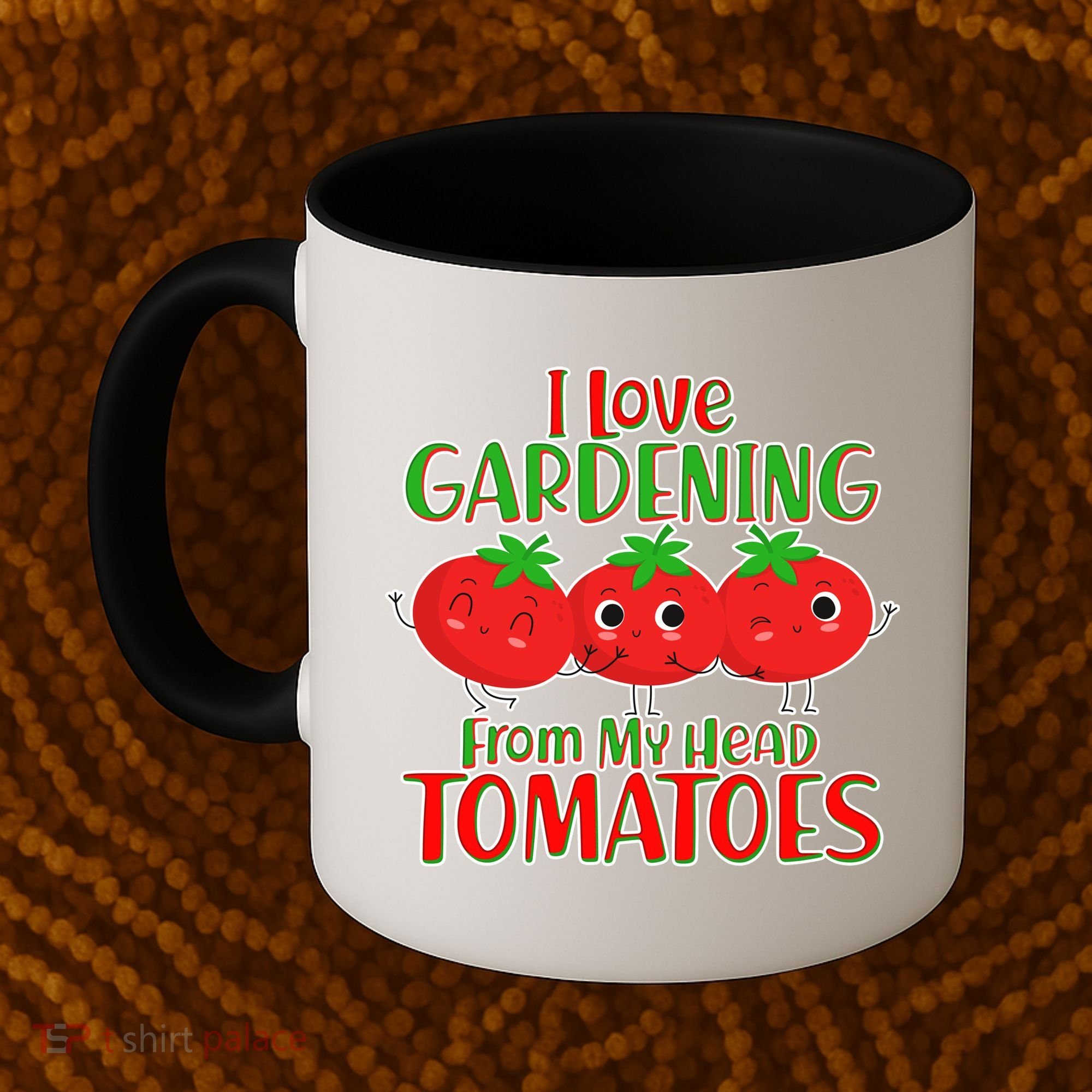 I Love Gardening From My Head Tomatoes Coffee Mug