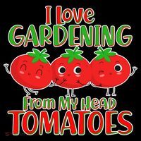 I Love Gardening From My Head Tomatoes Women's Tank Top thumb 5