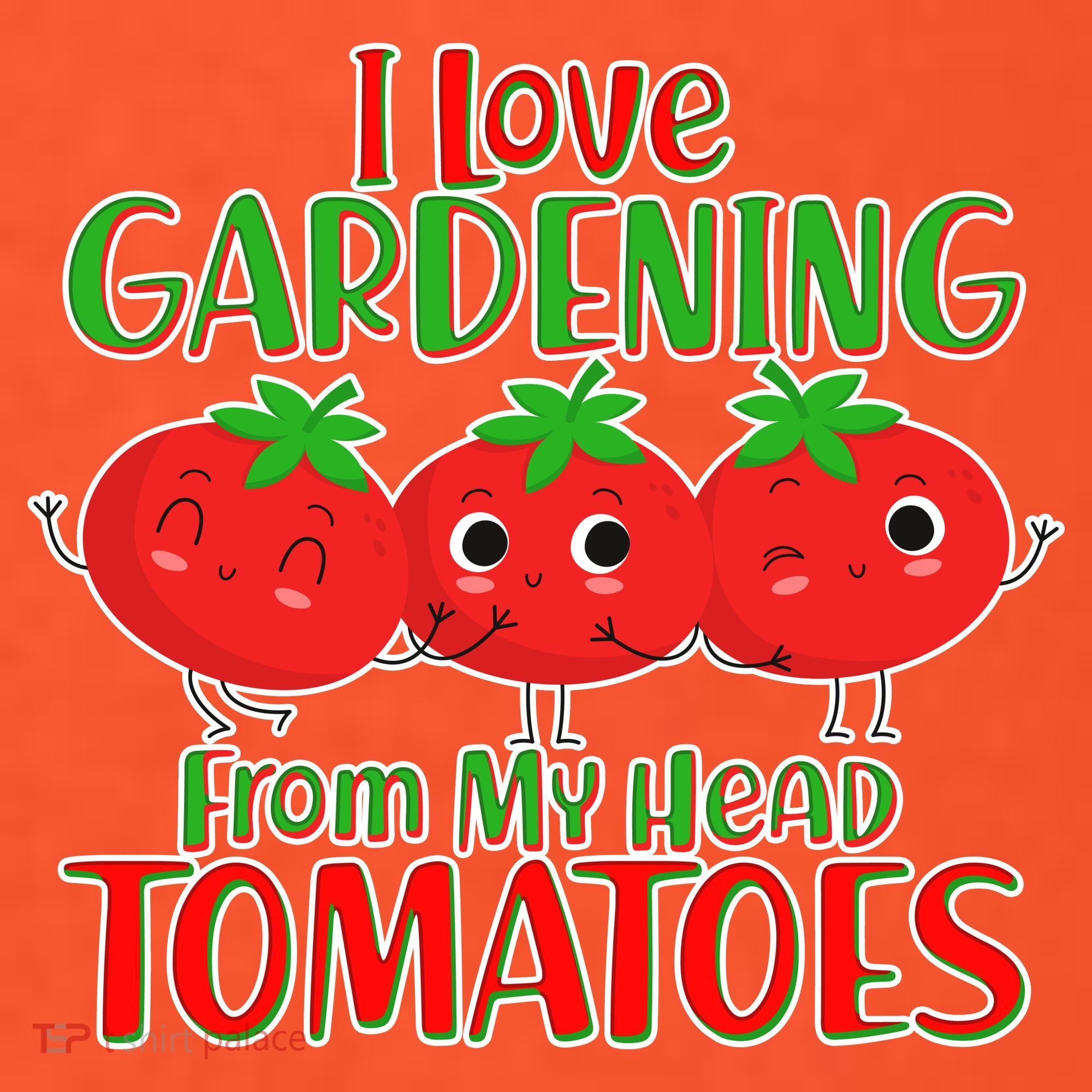 I Love Gardening From My Head Tomatoes Long Sleeve Shirt