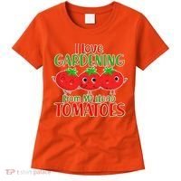 I Love Gardening From My Head Tomatoes Women's T-Shirt thumb 0