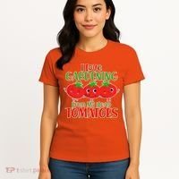 I Love Gardening From My Head Tomatoes Women's T-Shirt thumb 4