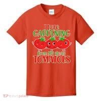 I Love Gardening From My Head Tomatoes Kids T-Shirt thumb 0