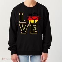 I Love Germany Futbol Soccer Women's Sweatshirt thumb 0