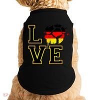 I Love Germany Futbol Soccer Doggie Tank thumb 0