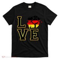 I Love Germany Futbol Soccer T-Shirt thumb 0