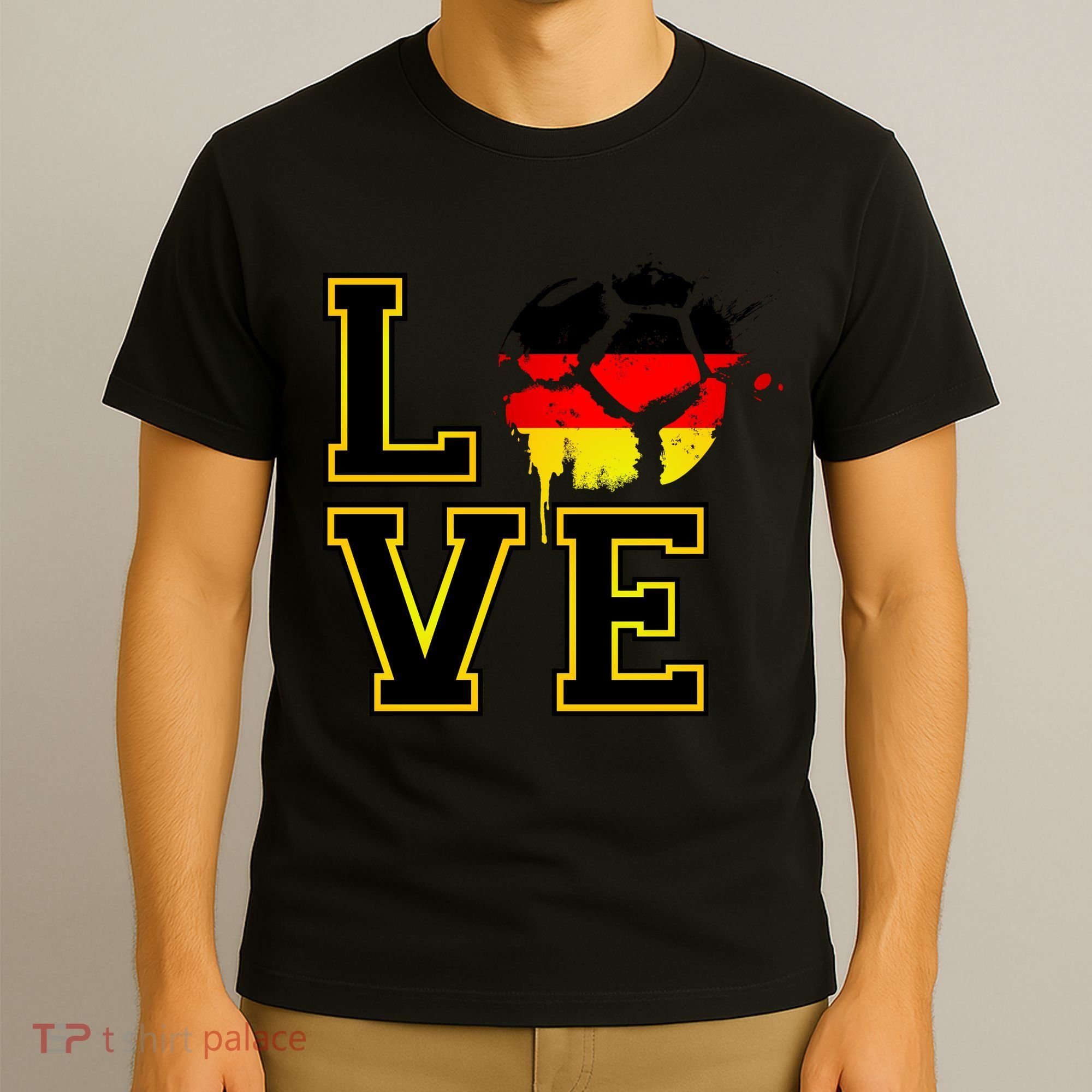 I Love Germany Futbol Soccer T-Shirt