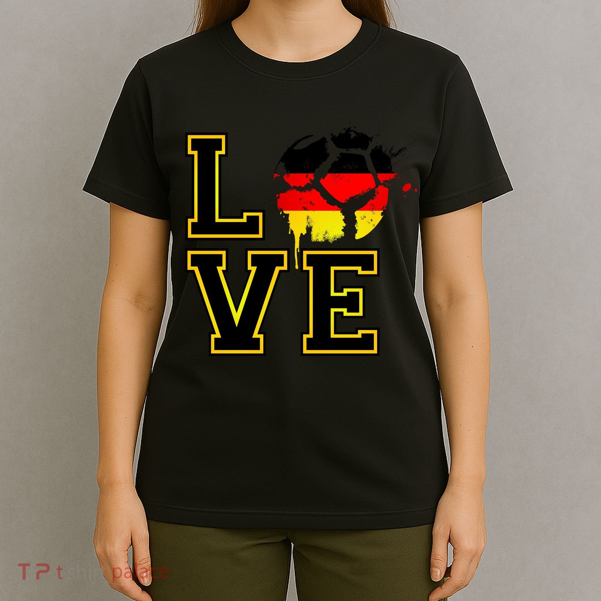 I Love Germany Futbol Soccer T-Shirt