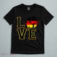 I Love Germany Futbol Soccer T-Shirt thumb 5