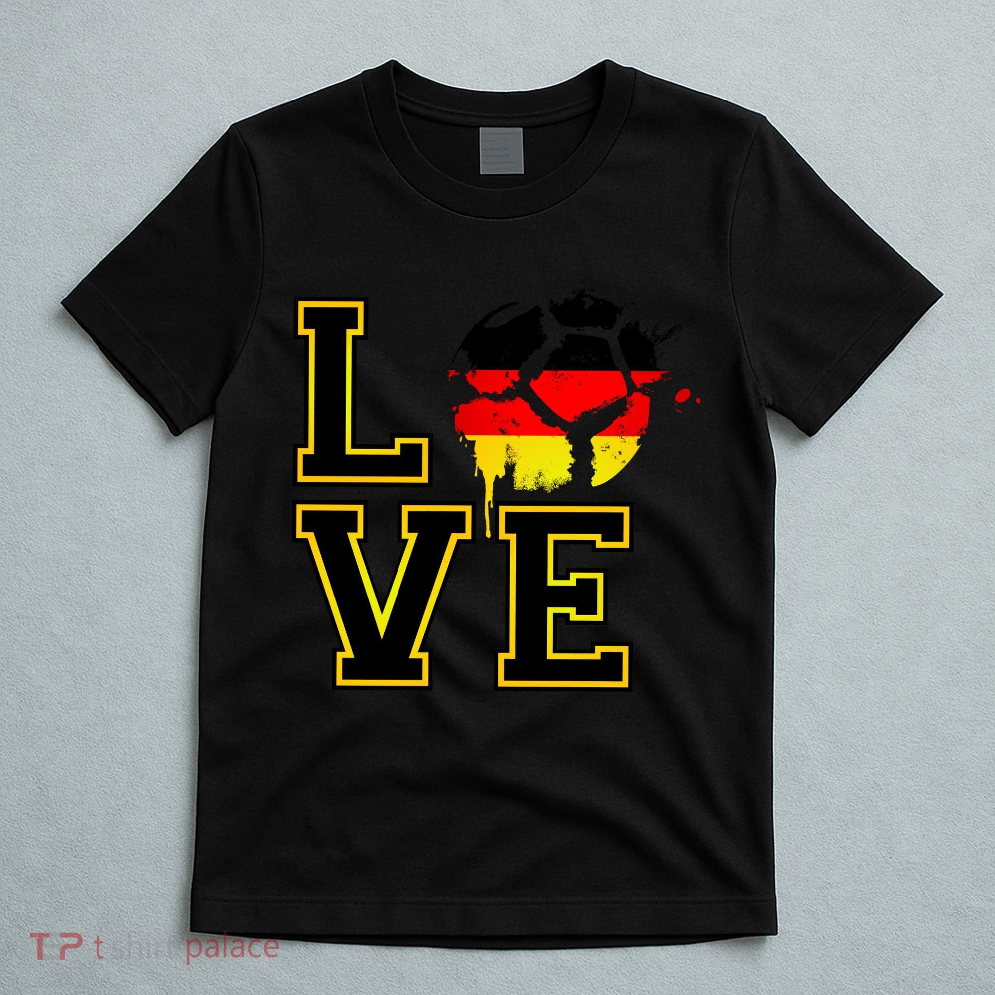 I Love Germany Futbol Soccer T-Shirt