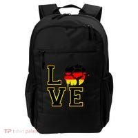 I Love Germany Futbol Soccer Backpack thumb 0