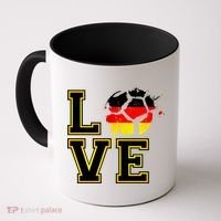 I Love Germany Futbol Soccer Coffee Mug thumb 0