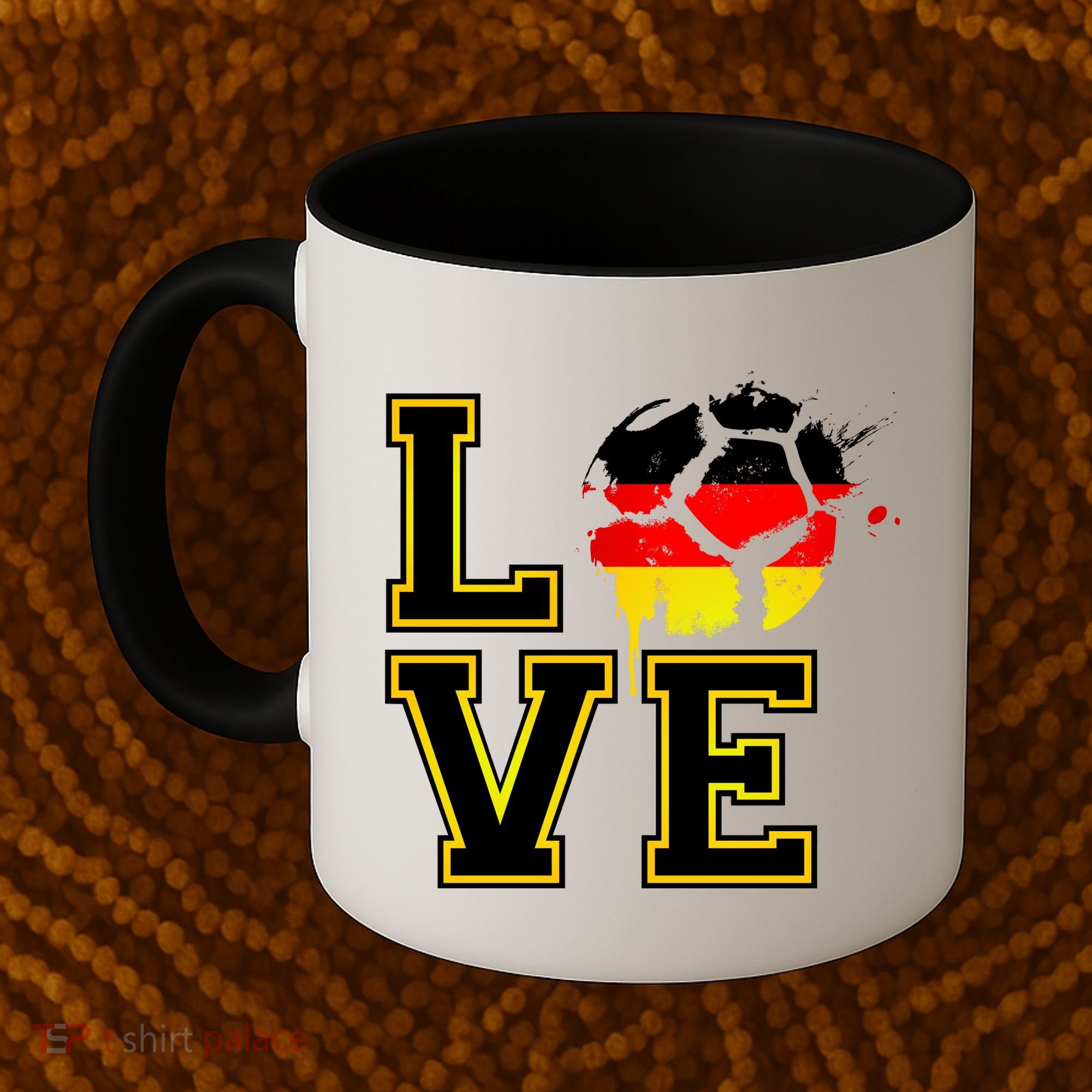 I Love Germany Futbol Soccer Coffee Mug