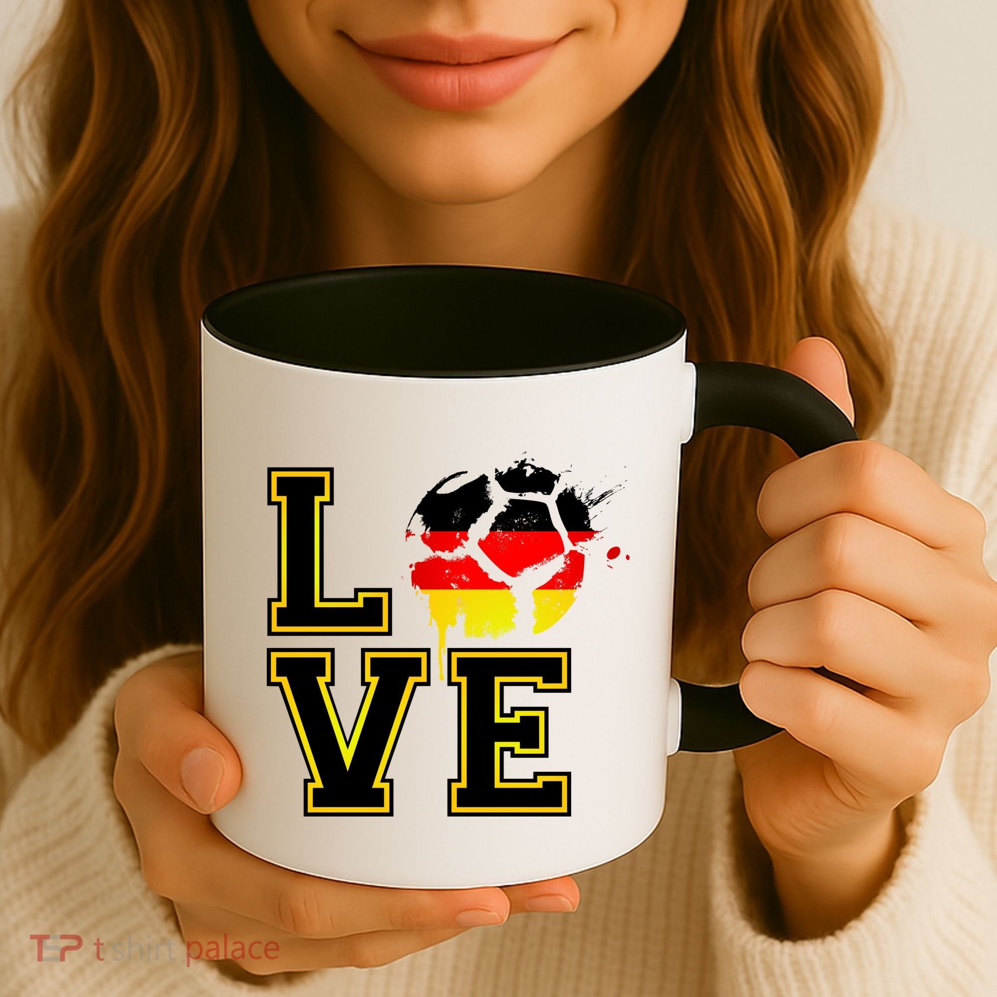 I Love Germany Futbol Soccer Coffee Mug