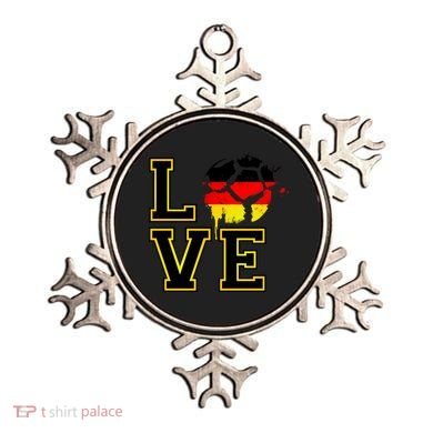 I Love Germany Futbol Soccer Ornament