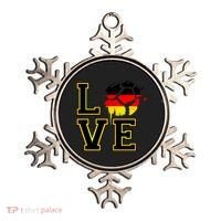 I Love Germany Futbol Soccer Ornament thumb 0