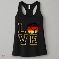 I Love Germany Futbol Soccer Women's Tank Top thumb 3