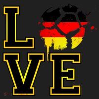I Love Germany Futbol Soccer Hat thumb 2