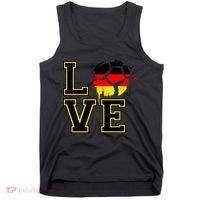 I Love Germany Futbol Soccer Tank Top thumb 0