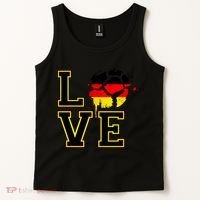 I Love Germany Futbol Soccer Tank Top thumb 2