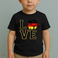 I Love Germany Futbol Soccer Toddler T-Shirt thumb 2