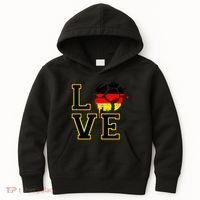I Love Germany Futbol Soccer Kids Hoodie thumb 0