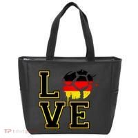I Love Germany Futbol Soccer Tote Bag thumb 0