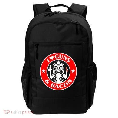 I Love Guns And Bacon Backpack