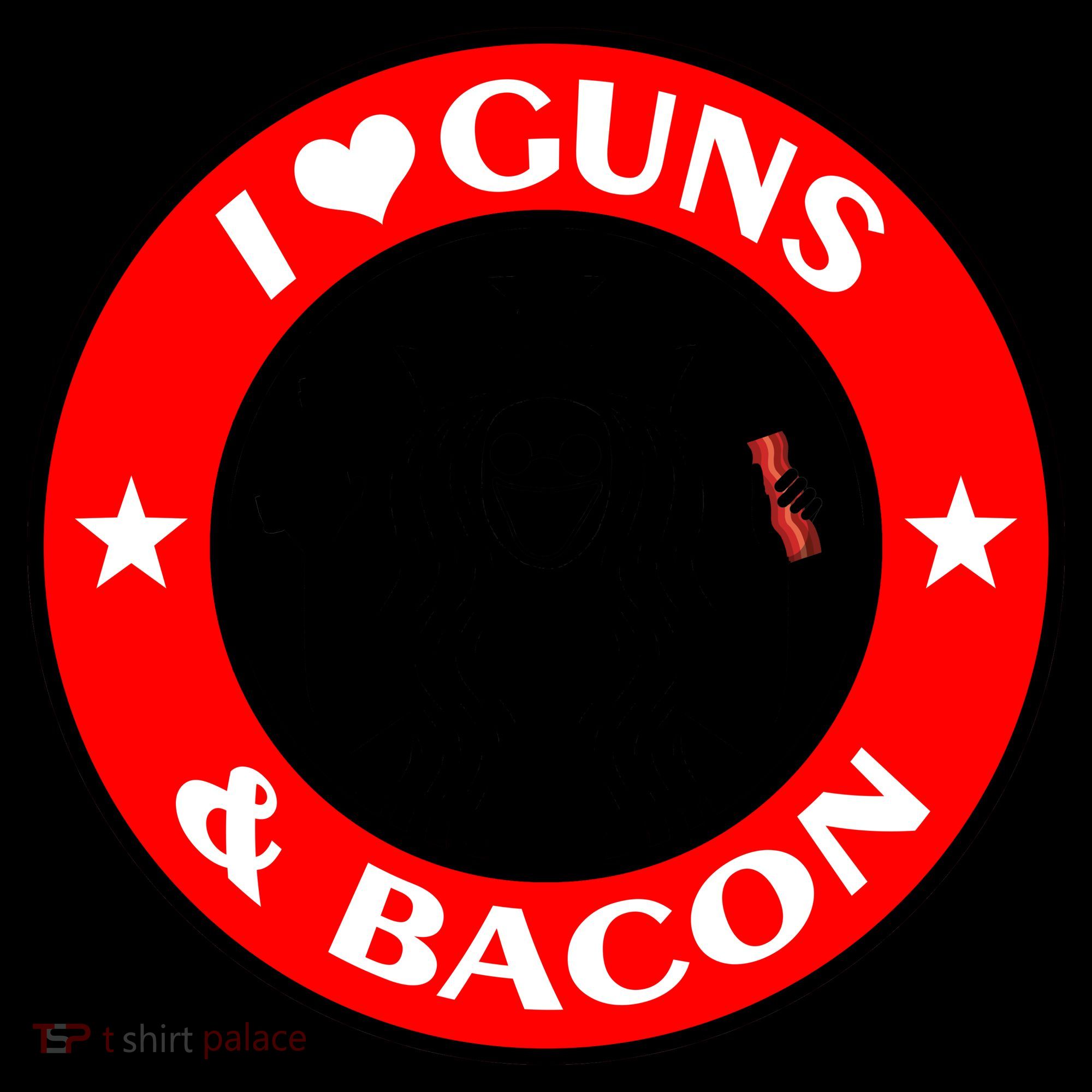 I Love Guns And Bacon Coffee Mug