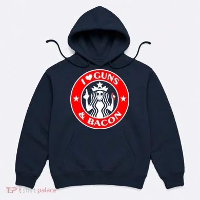 I Love Guns And Bacon Hoodie