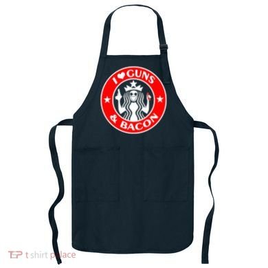 I Love Guns And Bacon Apron