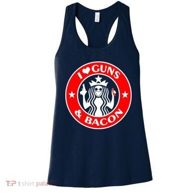 I Love Guns And Bacon Women's Tank Top